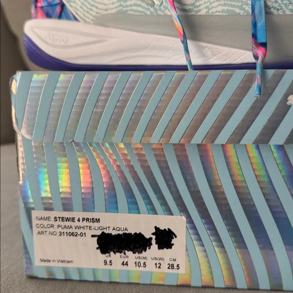 Puma Stewie 4 Prism, Men’s 10.5, Women’s 12 Basketball Shoes - Picture 11 of 12